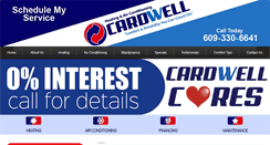 Desktop Screenshot of cardwellhvacnj.com